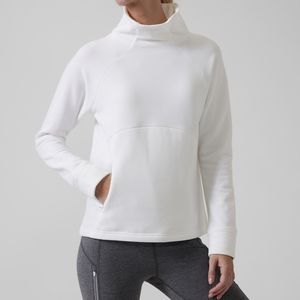 Athleta Polartec Funnel Neck in bright white